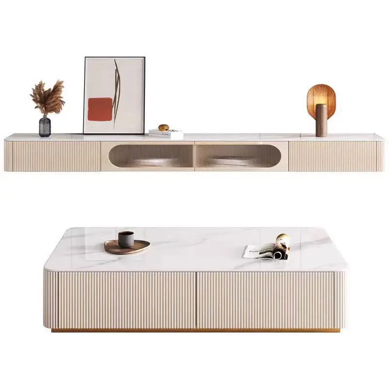 Floating TV Cabinet - Wall-mounted Narrow Model. Modern and Simple Design. Suitable for Small-sized Living Room — image 6