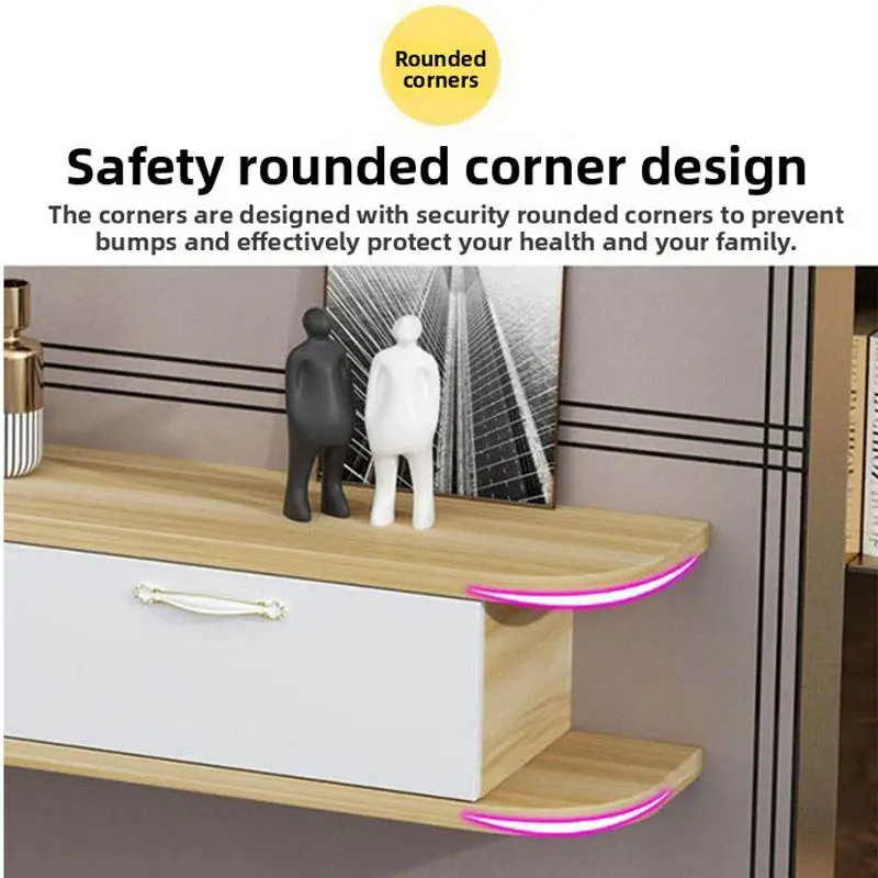 Modern Minimalist Suspended TV Cabinet, TV Stand, TV Set-top Box Storage Rack — image 4