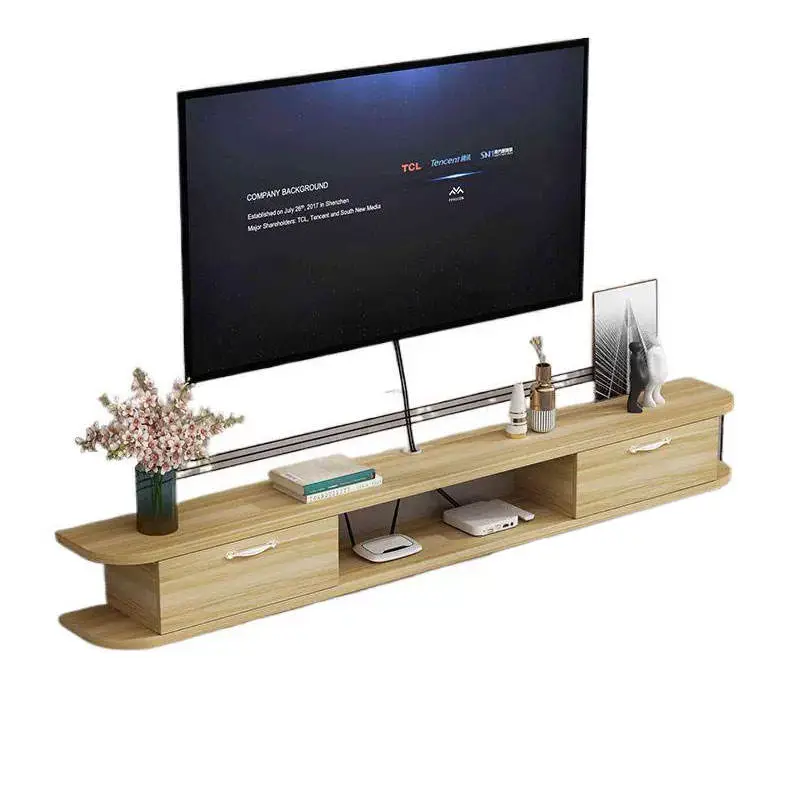 Modern Minimalist Suspended TV Cabinet, TV Stand, TV Set-top Box Storage Rack — image 6