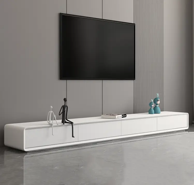 Minimalist Modern Exquisite TV Cabinet for Living Room Bedroom Hotel or House with Storage Home Furniture — image 4
