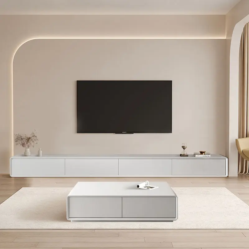 Minimalist Modern Exquisite TV Cabinet for Living Room Bedroom Hotel or House with Storage Home Furniture — image 5