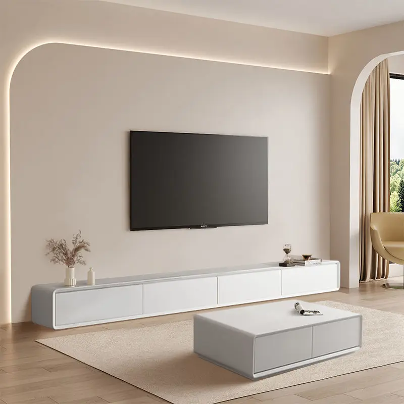 Minimalist Modern Exquisite TV Cabinet for Living Room Bedroom Hotel or House with Storage Home Furniture — image 6