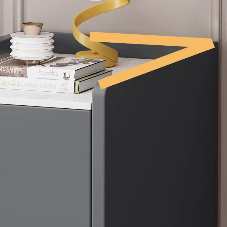 Modern Simple Solid Wood Bedside Cabinet Home Premium Feeling Bedroom Bedside Cabinet — image 5