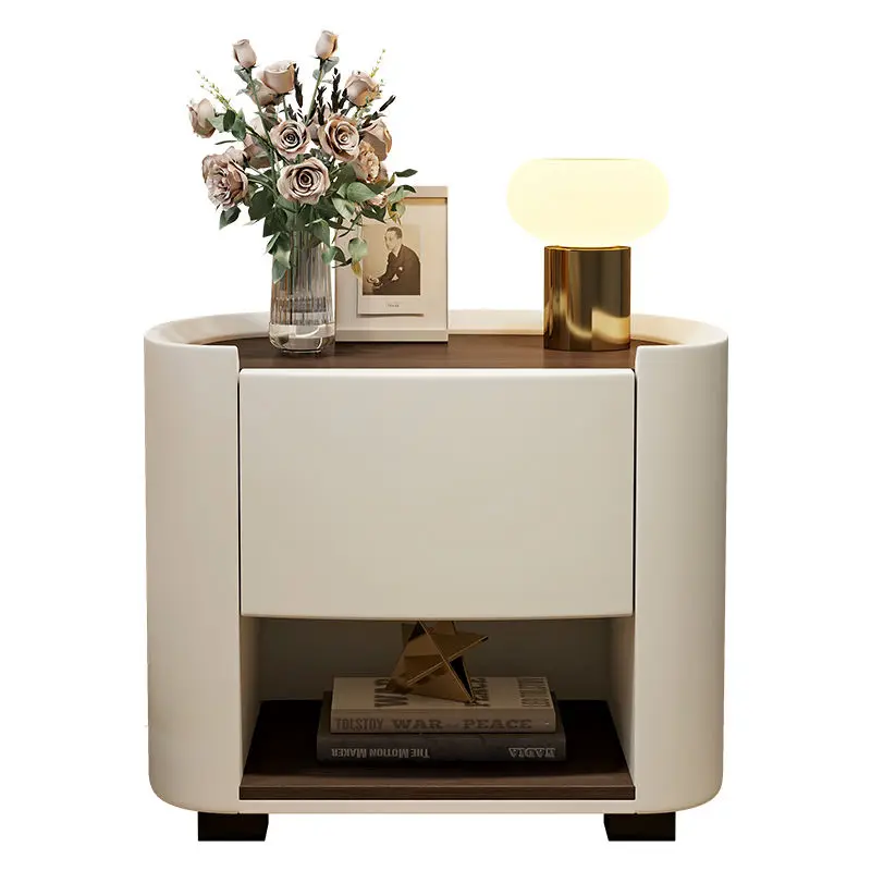 New Italian Minimalist Bedside Cabinet Modern Bedroom Designer Creative Bedside Cabinet — view 1