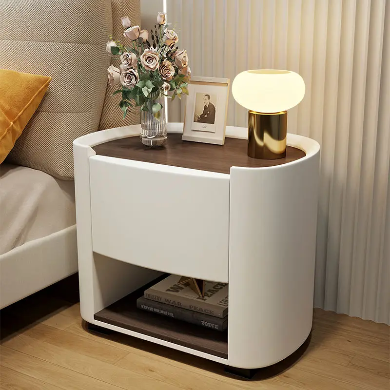 New Italian Minimalist Bedside Cabinet Modern Bedroom Designer Creative Bedside Cabinet — image 2