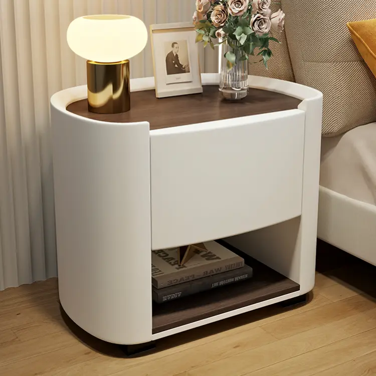 New Italian Minimalist Bedside Cabinet Modern Bedroom Designer Creative Bedside Cabinet — image 3