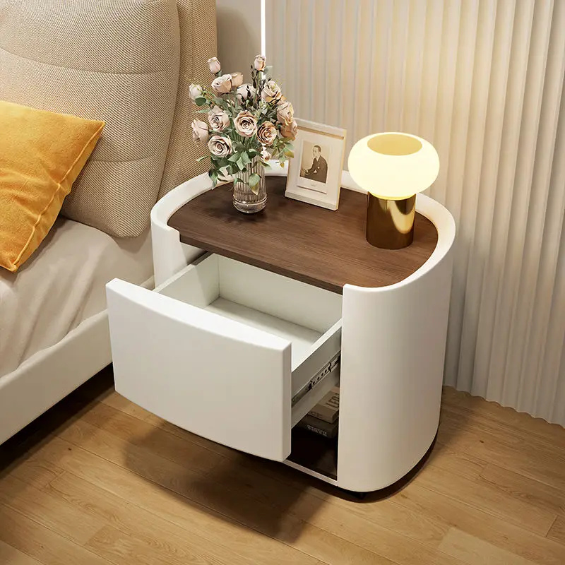 New Italian Minimalist Bedside Cabinet Modern Bedroom Designer Creative Bedside Cabinet — image 4