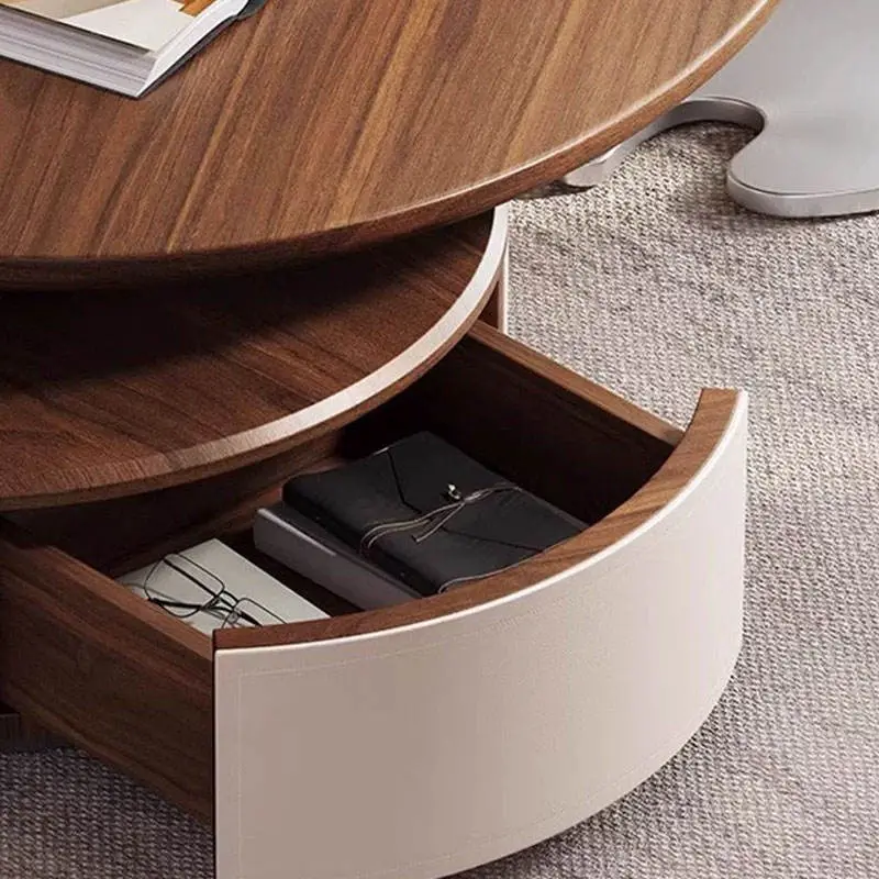 Manufacturer Wholesale Modern Light Luxury Minimalist Small Apartment Leaf Creative Living Room Home Irregular Coffee Table — image 3