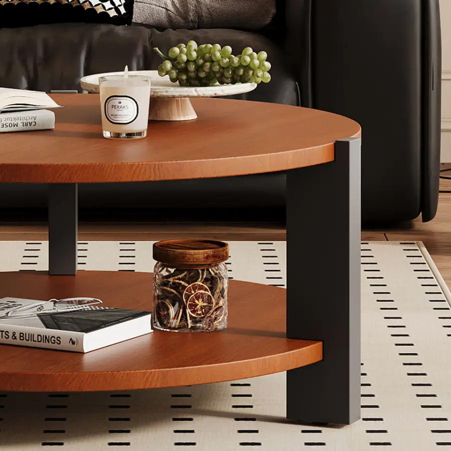 High-end Luxury Living Room Furniture Design Coffee Table Modern square Coffee Table Multi-functional Side Table with Drawer — image 3