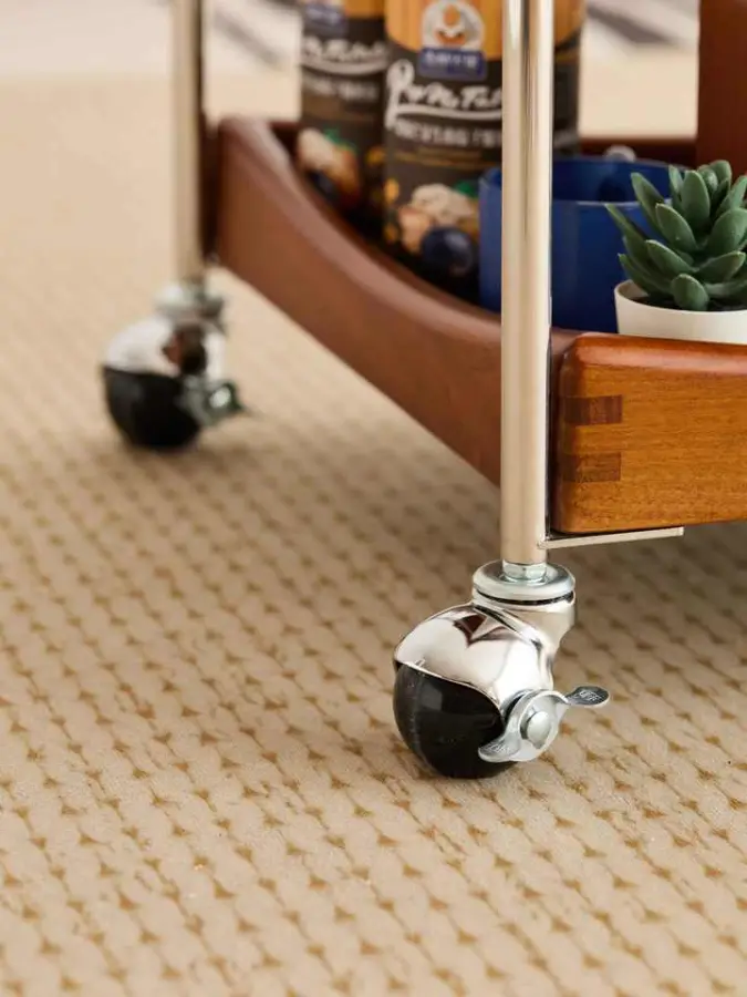 Factory Wholesale Adjustable Wooden Coffee Table Living Room Furniture Folding Tea End Table with Wheels for Home Use — image 6