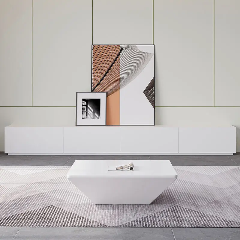 Factory Wholesale Nordic Square Simple Modern Living Room Coffee Table for Small and Large Spaces Fashionable Coffee Table — image 5