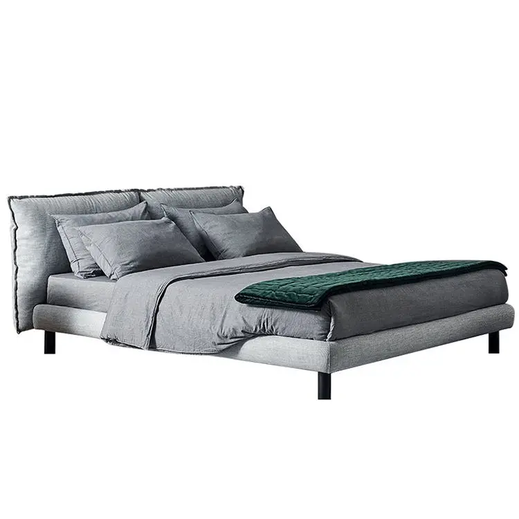 New Design Bed Set Furniture Bedroom Contemporary Smart Furniture Circle Bed Modern king Size Round Bed for Villa — image 4