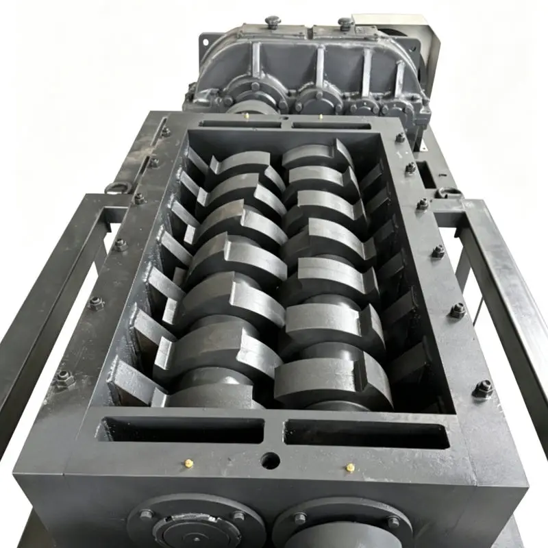 Fully Automatic Double Shaft Universal Shredder | Plastic Wood Tire Shredder for Solid Waste Recycling — image 4
