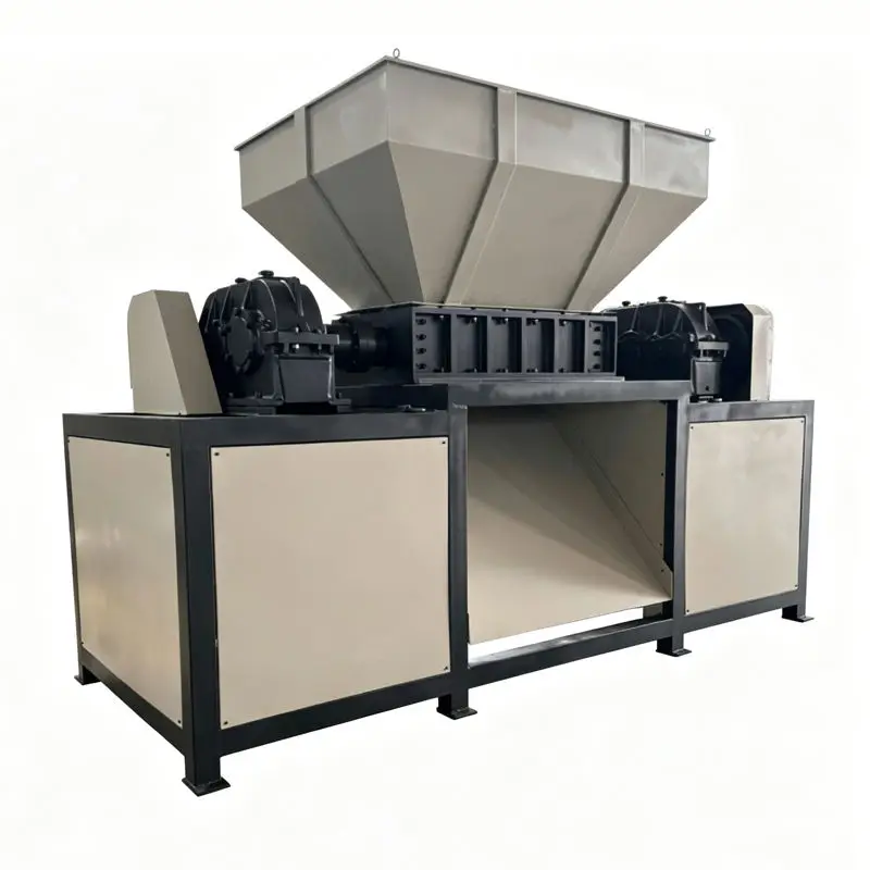 Fully Automatic Double Shaft Universal Shredder | Plastic Wood Tire Shredder for Solid Waste Recycling — image 5