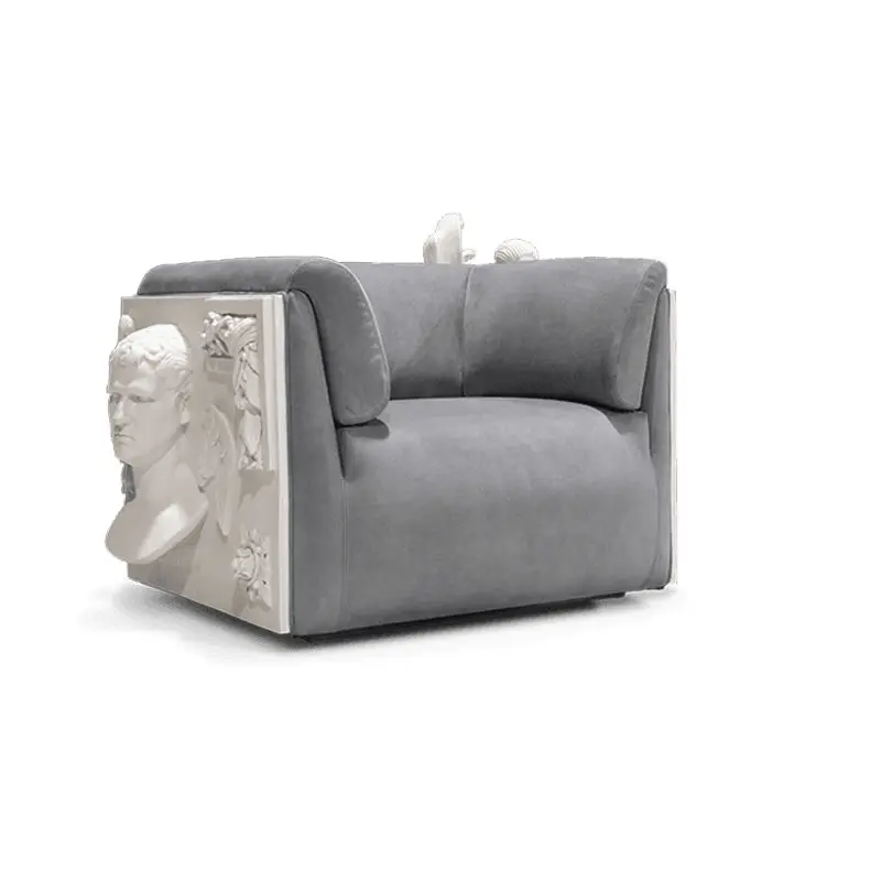 Latest Living Room Sofa Italian New Design Modern Luxury Living Room Furnitures Living Room Sofa Set for Villa — image 5
