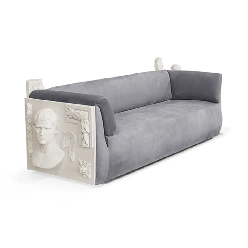Latest Living Room Sofa Italian New Design Modern Luxury Living Room Furnitures Living Room Sofa Set for Villa — image 6
