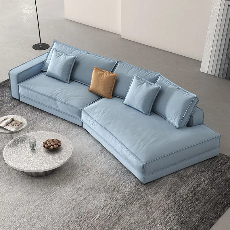 Furnistyle Modern Design European Style Living-room Sectional Sofa Genuine Leather Upholstery Modular Module Home Hotel — image 4