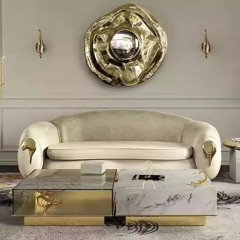 Furnistyle Luxury Elegant Vintage and Contemporary Style Sofa Furniture Latest Living Room Sofa Design Modern Design Fab — view 1