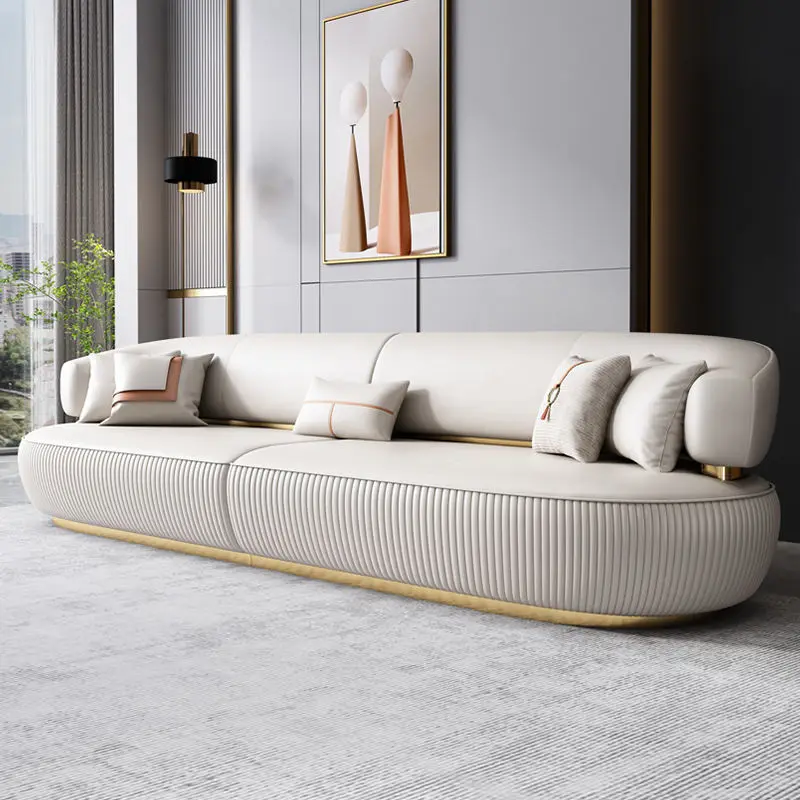 Furnistyle High Quality Italian Living Room Furniture Luxury Brand Sofa Wholesale Fashion Royal Furniture 7 Seater Sofa — view 6