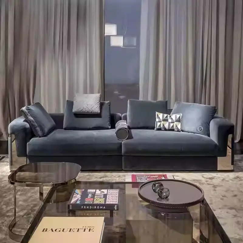 Furnistyle Luxury Design Popular Couch 1 2 3 Seater Sofa Sets for Living Room Modern Home Furniture — image 3