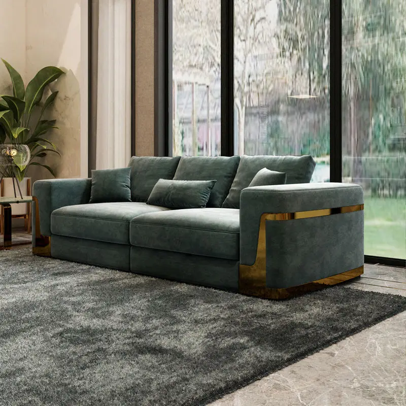 Furnistyle Luxury Design Popular Couch 1 2 3 Seater Sofa Sets for Living Room Modern Home Furniture — image 5