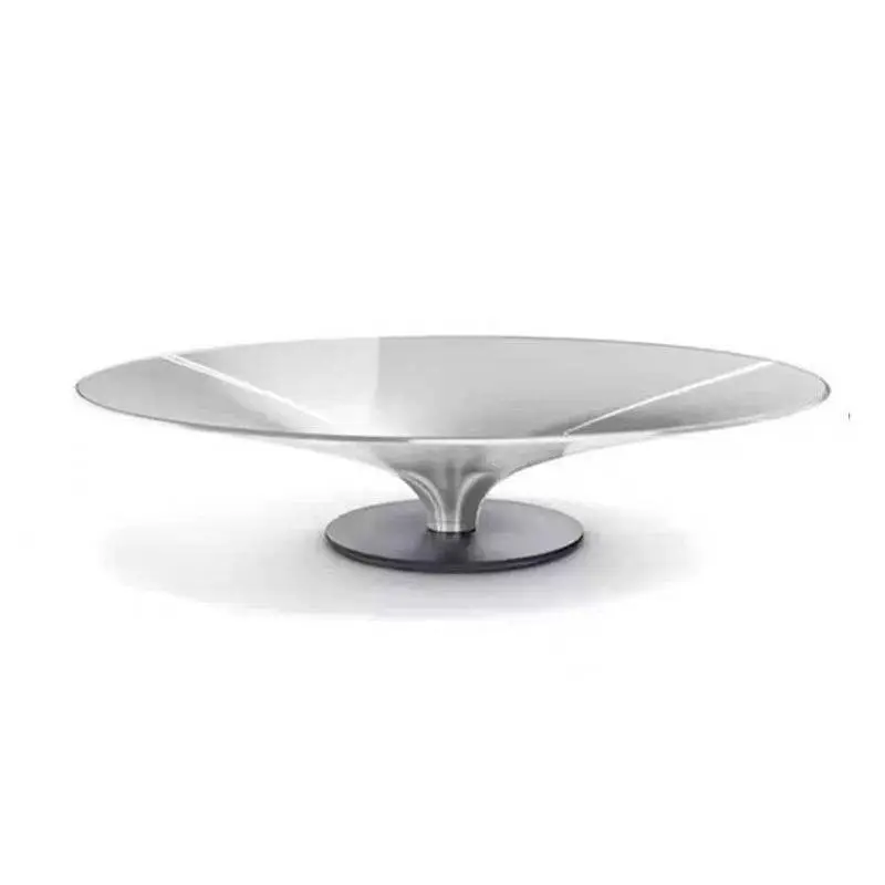 Nordic Luxury Round Coffee Table Contemporary Design Metal Material for Home Living Room Furniture — image 7