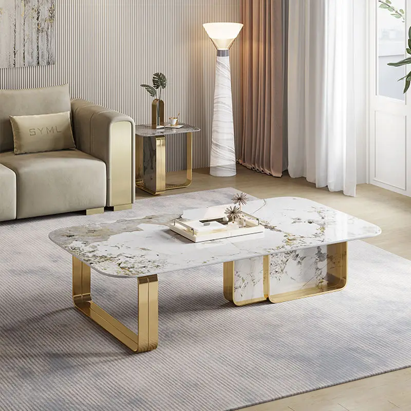 Furnistyle Modern Living Room Furniture Marble Top Coffee Table-Customizable Hot Sale — view 1