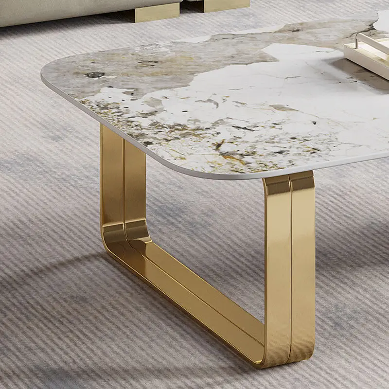 Furnistyle Modern Living Room Furniture Marble Top Coffee Table-Customizable Hot Sale — image 4