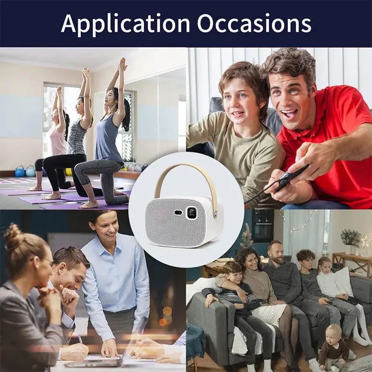 WOWOTO M8 OEM DLP 4K Smart Projector Factory Direct Native 1080P Google TV Auto Focus Portable for Home Theater Outdoor — image 4