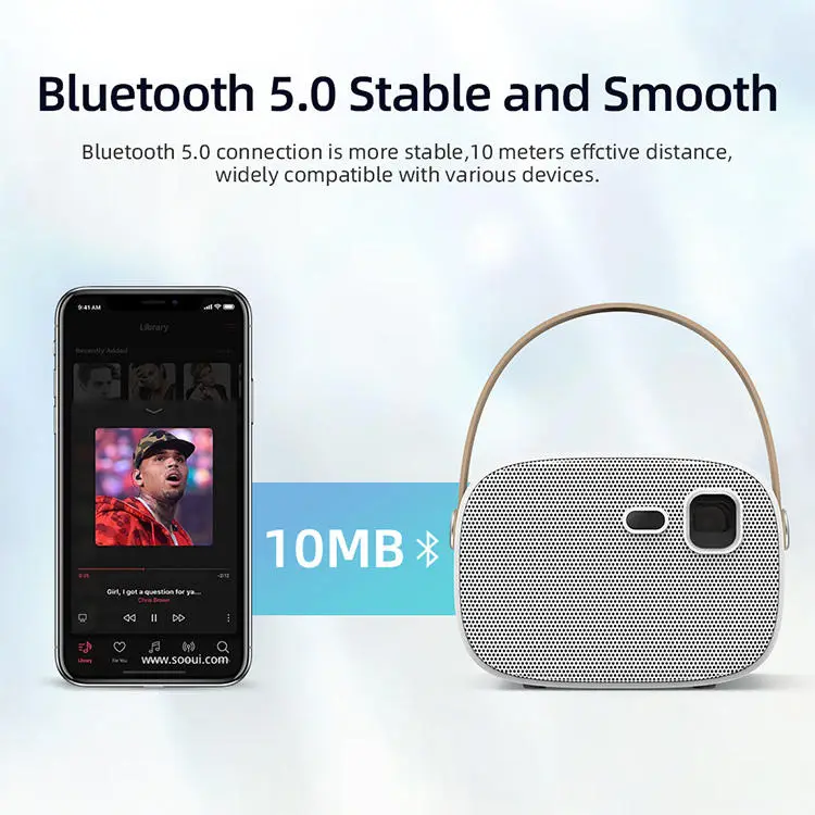 WOWOTO M8 OEM DLP 4K Smart Projector Factory Direct Native 1080P Google TV Auto Focus Portable for Home Theater Outdoor — image 7