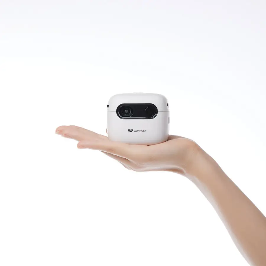 WOWOTO Q8 Pico DLP 4K Mini Projector Android 13 Google TV Auto Focus Pocket Size Portable Rechargeable for Travel Home Cinema — image 7