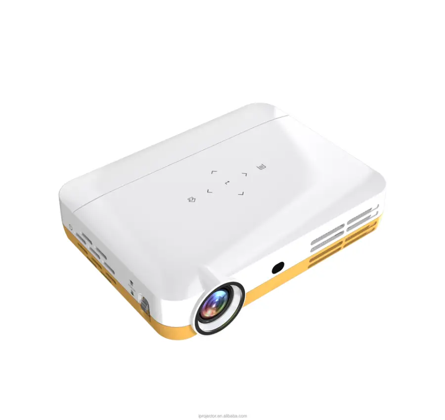 WOWOTO Upgrade Smart Projector 4500 Lumens Led Wireless Home Theater Screenless 3D Manual Focus Smartphone Android DLP 1 — view 1