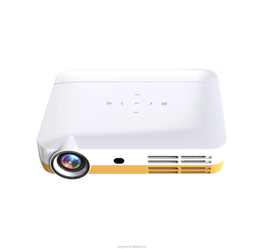 WOWOTO Upgrade Smart Projector 4500 Lumens Led Wireless Home Theater Screenless 3D Manual Focus Smartphone Android DLP 1080P — image 3