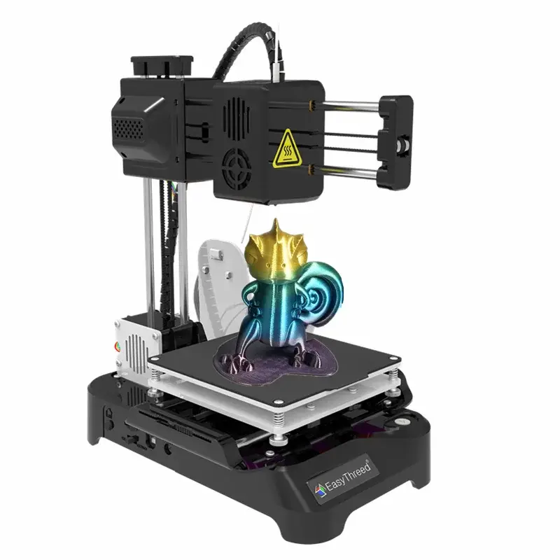 K7 Supper Mini Desktop Small 3D Printer 10*10*10cm No Heated Bed One-Key Printing with TF Card 3D Printe Machine Gift EasyThreed — image 3
