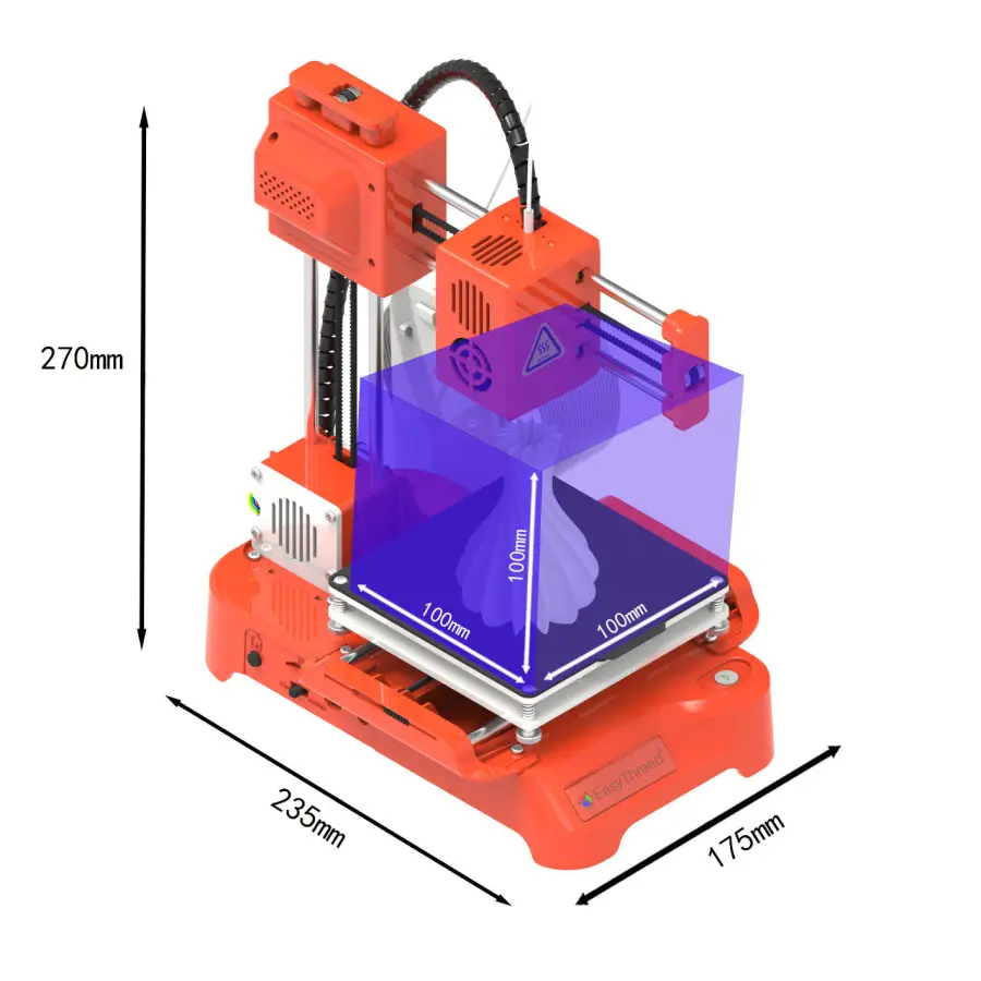 K7 EasyThreed Mini 3D Printer Kit DIY Complete Simple 3d Printing Machine For Kids And Beginner Free Shipping — image 4