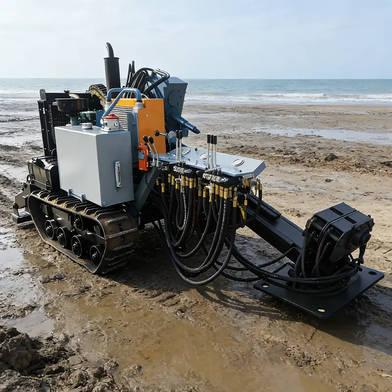 Customized HDD Horizontal Directional Drilling Rig Hydraulic Drilling Machine For Pipeline Installation Underground Cons — view 1