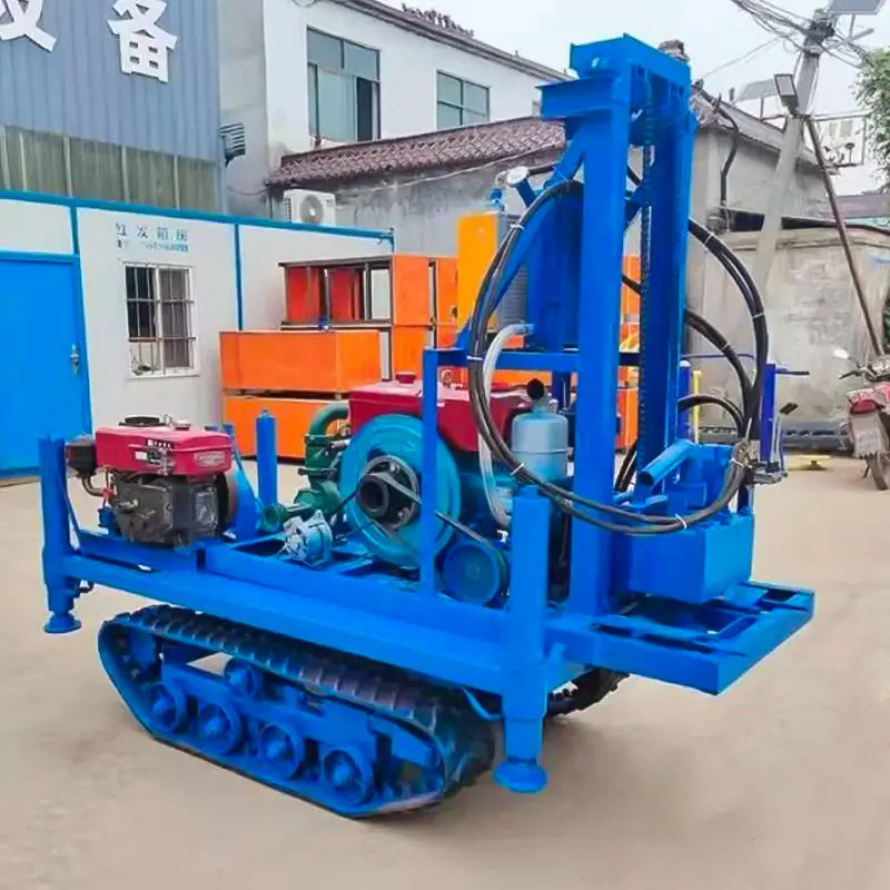 Small Electric Hydraulic Water Well Drilling Rig Energy Saving for Home Farm Drinking Water Irrigation Drilling — view 1