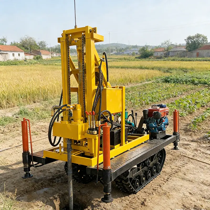 100m 150m 200m Water Well Drilling Rig Portable Rotary Drilling Machine for Deep Well Irrigation Industrial Mining Const — view 1