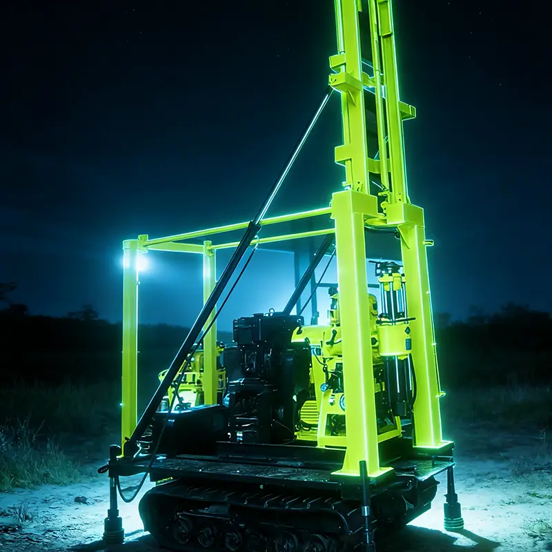 Hydraulic Vertical Spindle Core Water Well Drilling Rig Portable Exploration Drilling Machine for Water Well Core Drilli — view 1