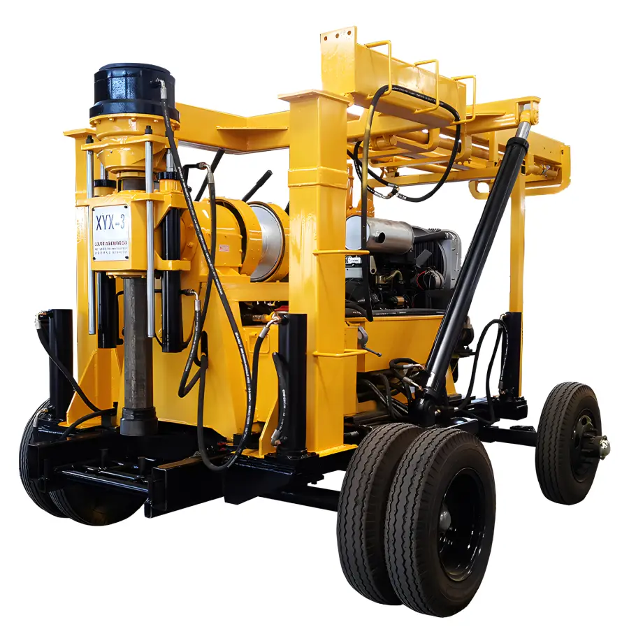 Hydraulic Core Water Well Drilling Rig Geological Exploration Core Drilling Machine High Power for Deep Well Drilling Project — image 4