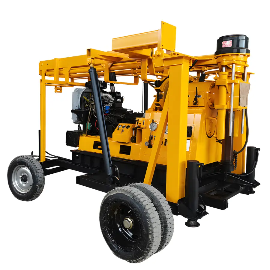 Vertical Spindle Core Water Well Drilling Rig Mobile Machine for Geological Exploration Core Drilling Well Drilling — image 6