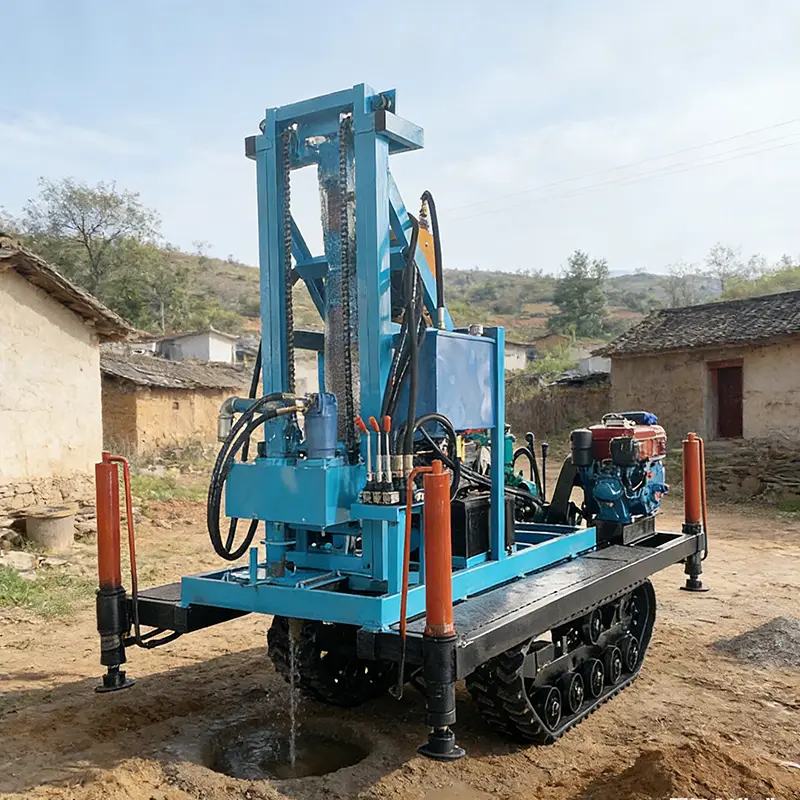 Water Well Drilling Rig 150m 200m Portable Borehole Drilling Equipment Professional Drill Machine for Well Construction — view 1