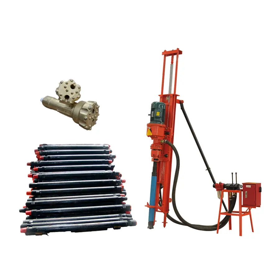 DTH Drill Rig Portable Down The Hole Drilling Machine For Rock Mining Quarry Construction Heavy Duty Drilling Equipment — image 3