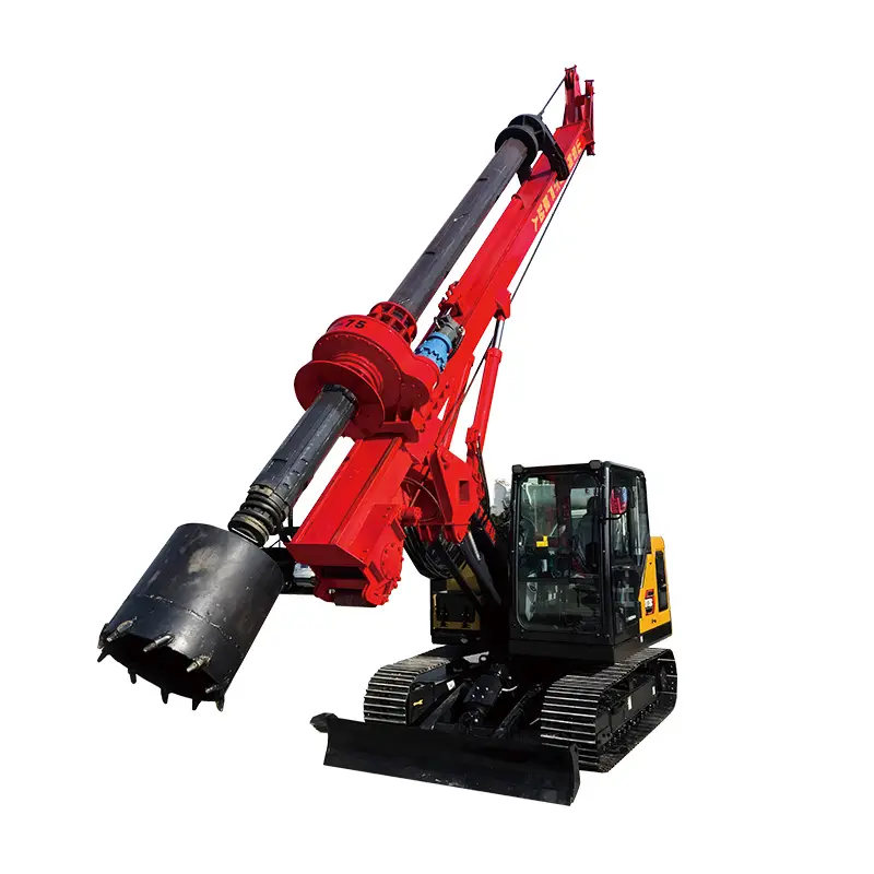 Rotary Drilling Rig Hydraulic Borehole Drilling Machine Portable for Water Well Foundation Pile Rock Drilling Construction Site — image 6