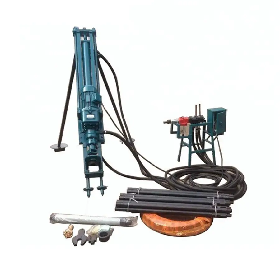 Portable DTH Down The Hole Drill Rig For Rock Mining Quarry Construction Blast Hole Drilling Heavy Duty Drilling Equipment — image 6