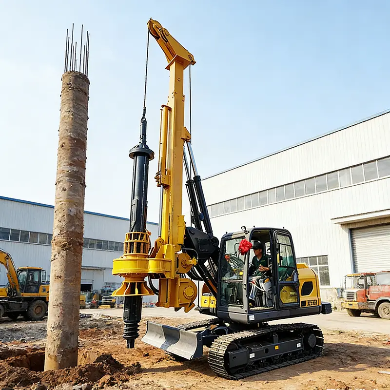 Hydraulic Portable Rotary Drilling Rig Water Well Borehole Drill Machine for Rock Concrete Foundation Engineering Construction — image 2