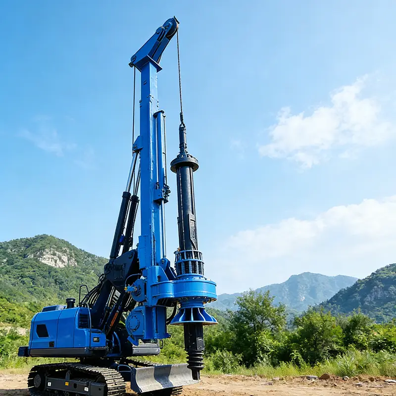 Portable Hydraulic Rotary Drilling Rig Borehole Drill Machine for Water Well Concrete Rock Foundation Pile Engineering U — view 1