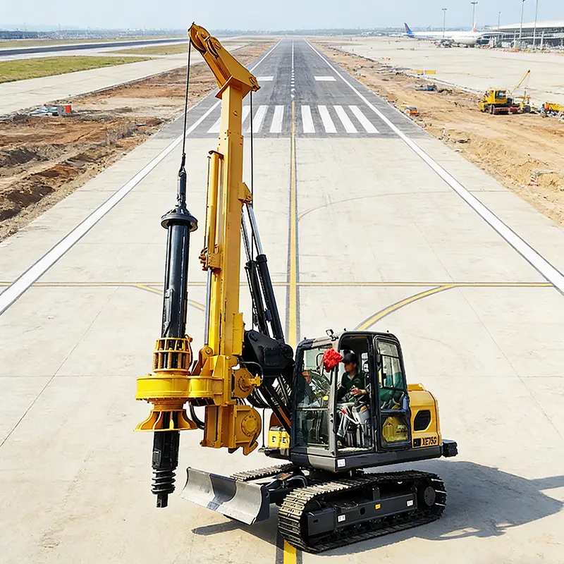 Portable Hydraulic Rotary Drilling Rig Borehole Drill Machine for Water Well Concrete Rock Foundation Pile Engineering Use — image 2