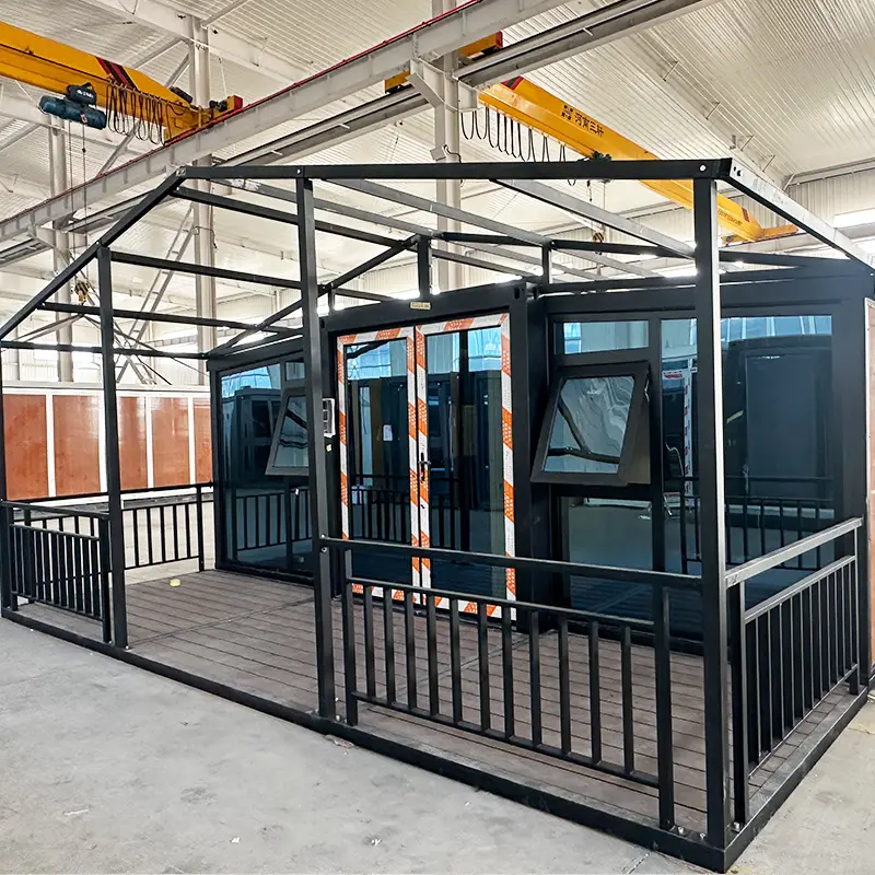 Customized Folding Container House Prefab Home Waterproof Insulated Steel Structure Tiny House for Office Camping Site Living — image 5