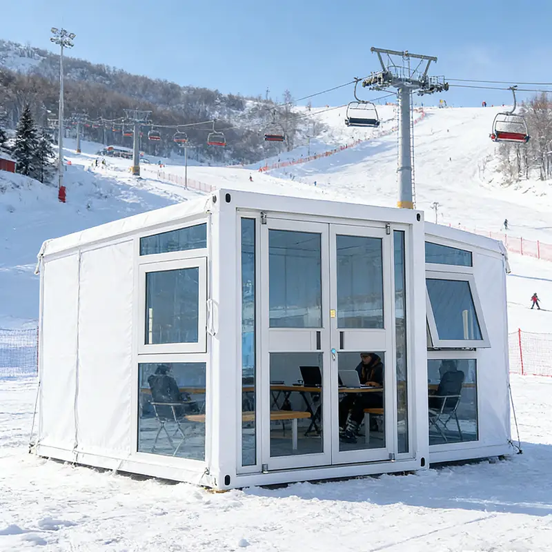 Customized Expandable Foldable House Prefabricated Modular Home Portable House with Bathroom Kitchen for Family Living H — view 1